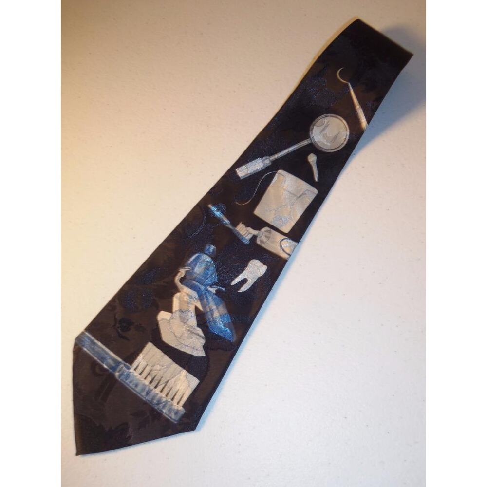 Dental Tools Dentist Tie A. Rogers Executive Necktie -1215T20
